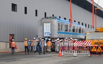 Tàu metro 1 lăn bánh ở depot, tháng 4-2021 sẽ chạy thử từ ngã tư Bình Thái về Long Bình