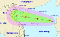 Áp thấp nhiệt đới hướng vào miền Trung, khả năng mạnh lên thành bão