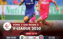 Lịch trực tiếp V-League 2020 ngày 14-10: CLB TP.HCM - Viettel