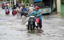 Triều cường đỉnh gặp mưa lớn, người dân TP.HCM đề phòng ngập nước, vỡ bờ bao