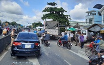 7 ôtô tông liên hoàn, lao vào quán nước và nhà dân ven quốc lộ 1