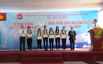 Học viện Cán bộ TP.HCM tặng học bổng, giảm học phí cho sinh viên vùng bão lũ