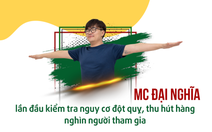 MC Đại Nghĩa lần đầu kiểm tra nguy cơ đột quỵ, thu hút hàng nghìn người tham gia