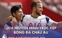 Lịch trực tiếp bóng đá châu Âu 21-11: Tottenham - Man City