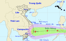 Áp thấp nhiệt đới hướng vào Biển Đông, có thể thành bão mạnh cấp 8 vào ngày 9-11