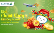 Du xuân cùng Bamboo Airways và cơ hội rinh chuột vàng đắc tài đắc lộc