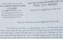 Giả danh cán bộ Sở Lao động kêu gọi hỗ trợ kinh phí phòng chống dịch COVID-19