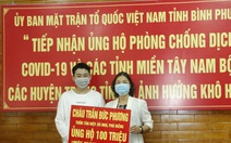 Hai học sinh đập heo đất ủng hộ 200 triệu phòng chống COVID-19