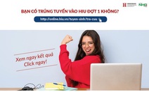 HIU nhận hồ sơ đăng ký xét học bạ đợt 2 đến ngày 30-6