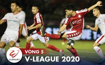 Kết quả và bảng xếp hạng vòng 5 V-League: Bình Dương và CLB TP.HCM chia nhau ngôi đầu