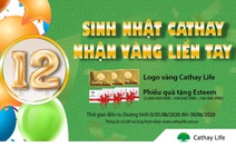 Chương trình khuyến mại mừng sinh nhật lần thứ 12 cùng Cathay