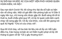 Viện KSND tối cao đang điều tra vụ 'phó viện trưởng Viện KSND quận Hoàn Kiếm bị tố cáo'