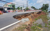 Cử tri tiếp tục ‘kêu’ việc đường xuống cấp và sạt lở ngày càng nghiêm trọng