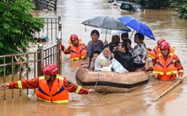 Vỡ đê sông Trường Giang