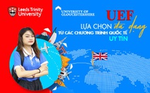 UEF lựa chọn đa dạng từ các chương trình quốc tế uy tín