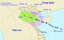 Cách bờ 120km, bão số 2 gây mưa to đến rất to từ Thanh Hóa đến Quảng Bình