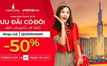 Ưu đãi 50% giá phòng Vinpearl khi bay Vietjet Air