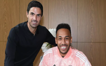 Arsenal trói chân ‘sát thủ’ Aubameyang đến năm 2023