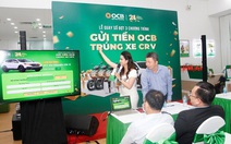 Công bố kết quả quay số cuối kỳ chương trình 'Gửi tiền OCB - Trúng xe CRV'