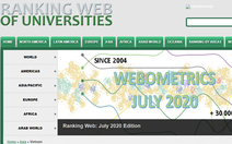 Cập nhật bảng xếp hạng Webometrics cho các đại học Việt Nam