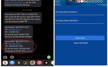 Làm theo tin nhắn quen dùng của ngân hàng, mất bay hàng chục triệu