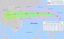 Bão số 7 suy yếu, đi vào đất liền Hải Phòng - Thanh Hóa , bão Kompasu di chuyển rất nhanh