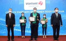 Vietlott được vinh danh Top 10 thương hiệu mạnh ngành Dịch vụ số Việt Nam 2021