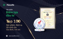 Manulife Việt Nam: Top 100 sản phẩm, dịch vụ tốt nhất cho gia đình và trẻ em