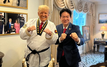 Nhận đai đen 9 đẳng taekwondo, ông Trump tuyên bố sẽ mặc võ phục tới Điện Capitol