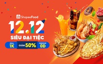 ShopeeFood ưu đãi lớn cuối năm với sự kiện 12.12 Siêu Đại Tiệc