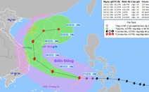 Bão số 9 giật gió cấp 17, dựng sóng 10m trên Biển Đông