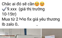 Cần Thơ xác minh thông tin công khai rao bán thuốc kháng virus