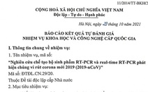 Bộ Khoa học - công nghệ: Kit xét nghiệm Việt Á được nhận gần 19 tỉ đồng kinh phí nghiên cứu