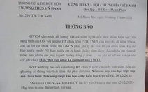 Thu hồi thông báo của trường học thông tin chưa tiêm vắc xin thì không được đến trường