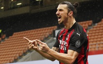 Ibrahimovic ghi bàn thứ 500 và 501, AC Milan trở lại ngôi đầu bảng