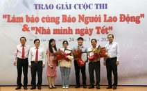 Trao giải cuộc thi Làm báo cùng báo Người Lao Động và Nhà mình ngày Tết