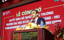 PGS.TS Hồ Thanh Phong thôi làm hiệu trưởng Trường ĐH Quốc tế Hồng Bàng