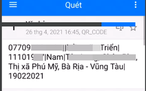 Quét mã QR trên căn cước công dân gắn chip sẽ thấy thông tin cá nhân nào?