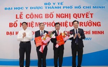 ĐH Y dược TP.HCM có thêm 2 phó hiệu trưởng, vẫn chưa có hiệu trưởng