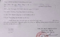 Thu hồi thư mời 'tự trả chi phí test nhanh sàng lọc', yêu cầu kiểm điểm người liên quan