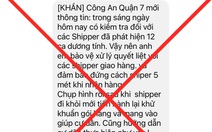 Công an quận 7 nói thông tin 'kiểm tra phát hiện 12 shipper dương tính' là không chính xác