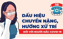 Dấu hiệu nhận biết, hướng xử trí người mắc COVID-19 chuyển nặng