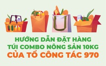 Hướng dẫn đặt hàng túi combo nông sản 10kg ở TP.HCM