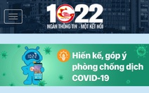 Cổng thông tin 1022 bổ sung 3 phương thức tiếp nhận