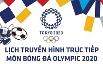 Lịch trực tiếp bóng đá Olympic: HCĐ nam và HCV nữ trên VTV