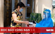 Đọc báo cùng bạn 5-8: Hỗ trợ khẩn cấp người khó khăn do dịch bệnh