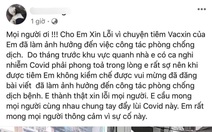 Cô gái khoe tiêm 2 mũi vắc xin nhờ 'xin ông anh' không phải người nhà cán bộ phường