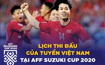 Lịch thi đấu của tuyển Việt Nam tại AFF Cup 2020