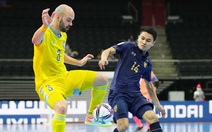 Thái Lan chia tay World Cup futsal 2021 sau trận thua 0-7