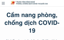 Tìm thông tin bằng Cẩm nang điện tử phòng, chống dịch COVID-19